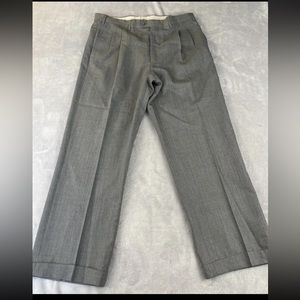 Angelico mens gray straight leg dress pants size 34